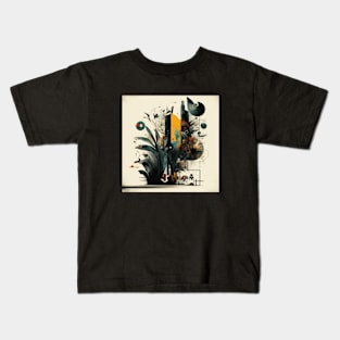 futuristic flowers i.i Kids T-Shirt